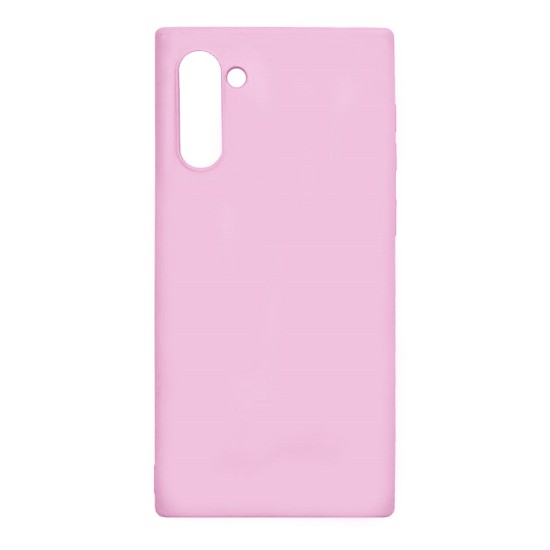 Capa de Silicone Macio para Samsung Galaxy Note 10 Rosa